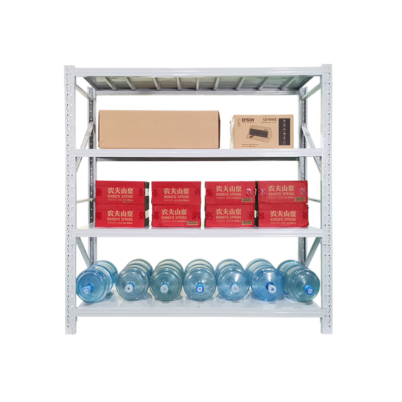 4 Layers Adjustable Light Duty Warehouse Storage Rack with Metal Deck