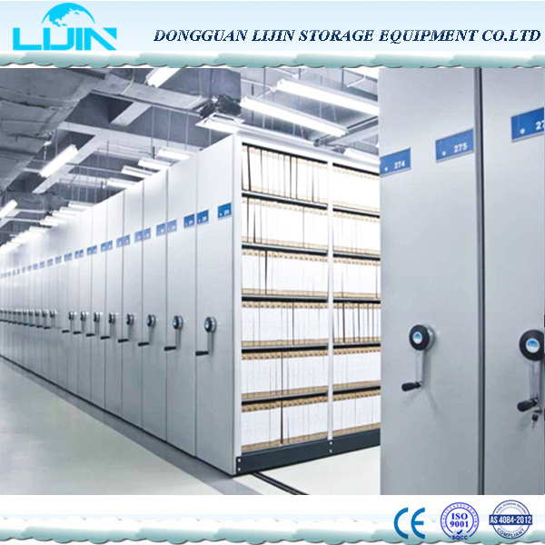 LIJIN Manufacture Easy Operate Mechanical Metal Movable Compact File Cabinet System