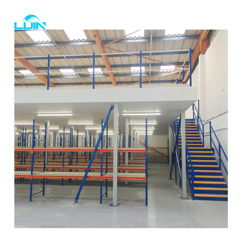 Prefabricated Steel Platform,Industrial I-Beam Mezzanine System Heavy Duty Structural Steel Floor Platform