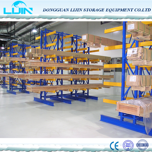 Customized Steel Manufacture Warehouse Metal Heavy Duty Shelves Cantilever Racking for Rebar Storage