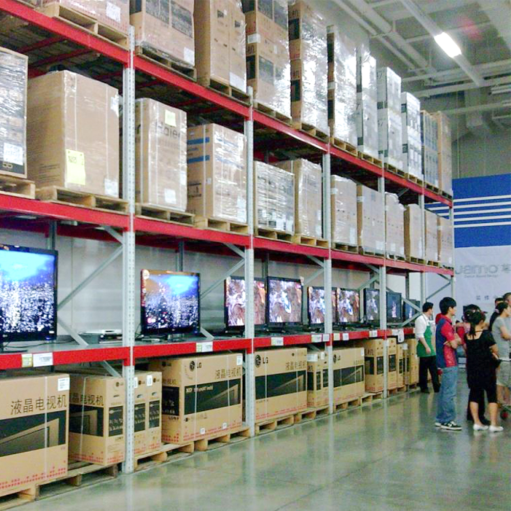 1000~3500kg UDL Heavy Duty Industrial Beam Racking System Pallet Rack Wholesale Steel Warehouse Rack