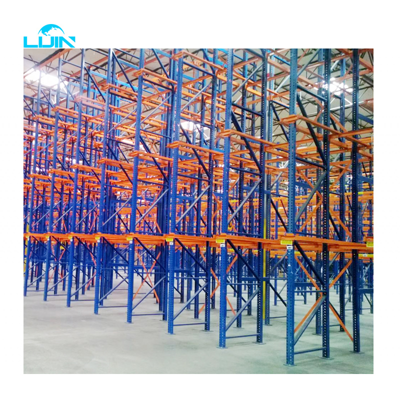 Pallet Racking System Equipment Drive in Metal Shelves Steel Layer Heavy Duty Warehouse Rack