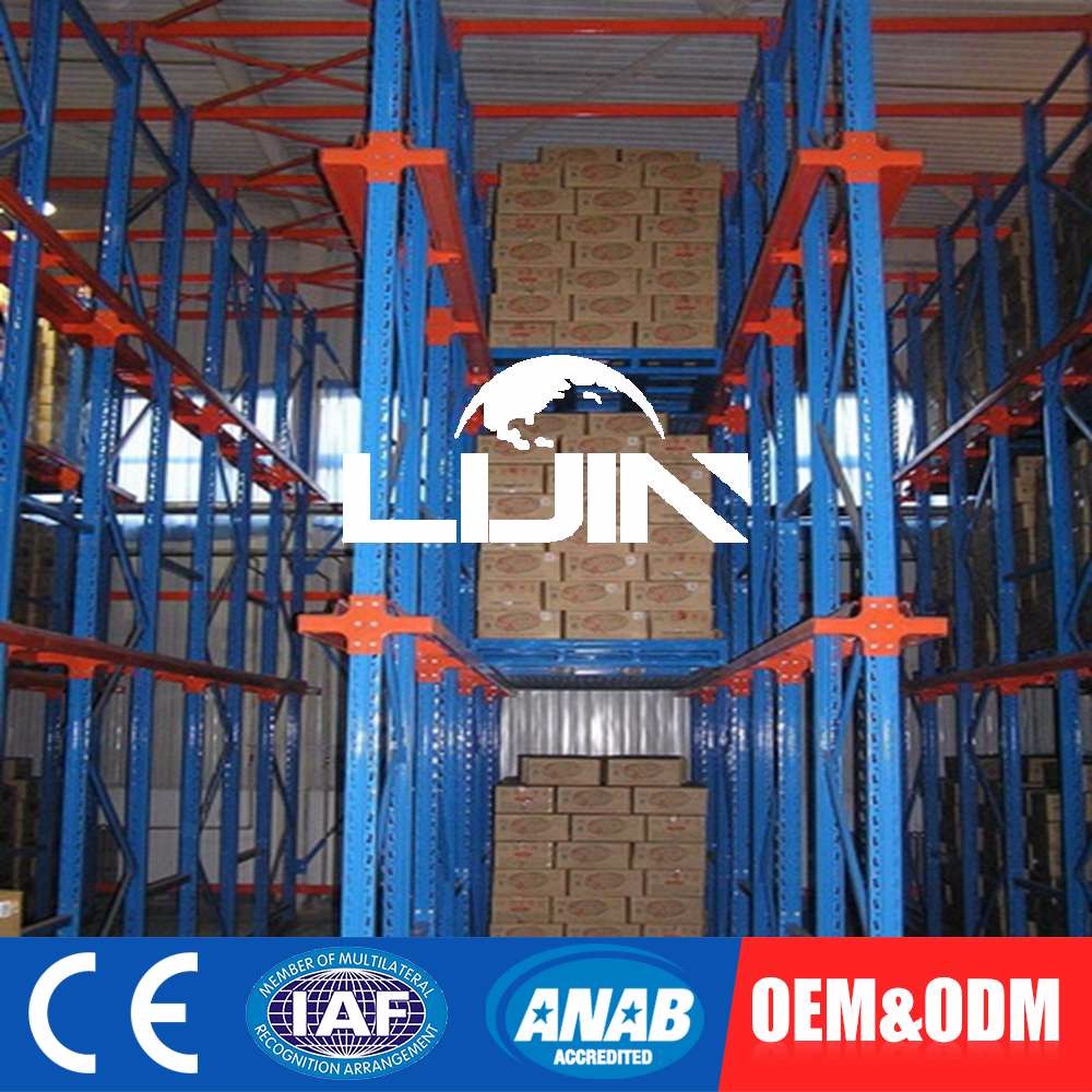 Industry Warehouse Stackable Heavy Duty Steel Manufacturer Drive in Pallet Racking System