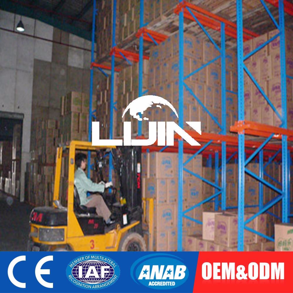 Lijin Hot Sale High Quality Heavy Duty Industrial Warehouse Storage Drive in Rack