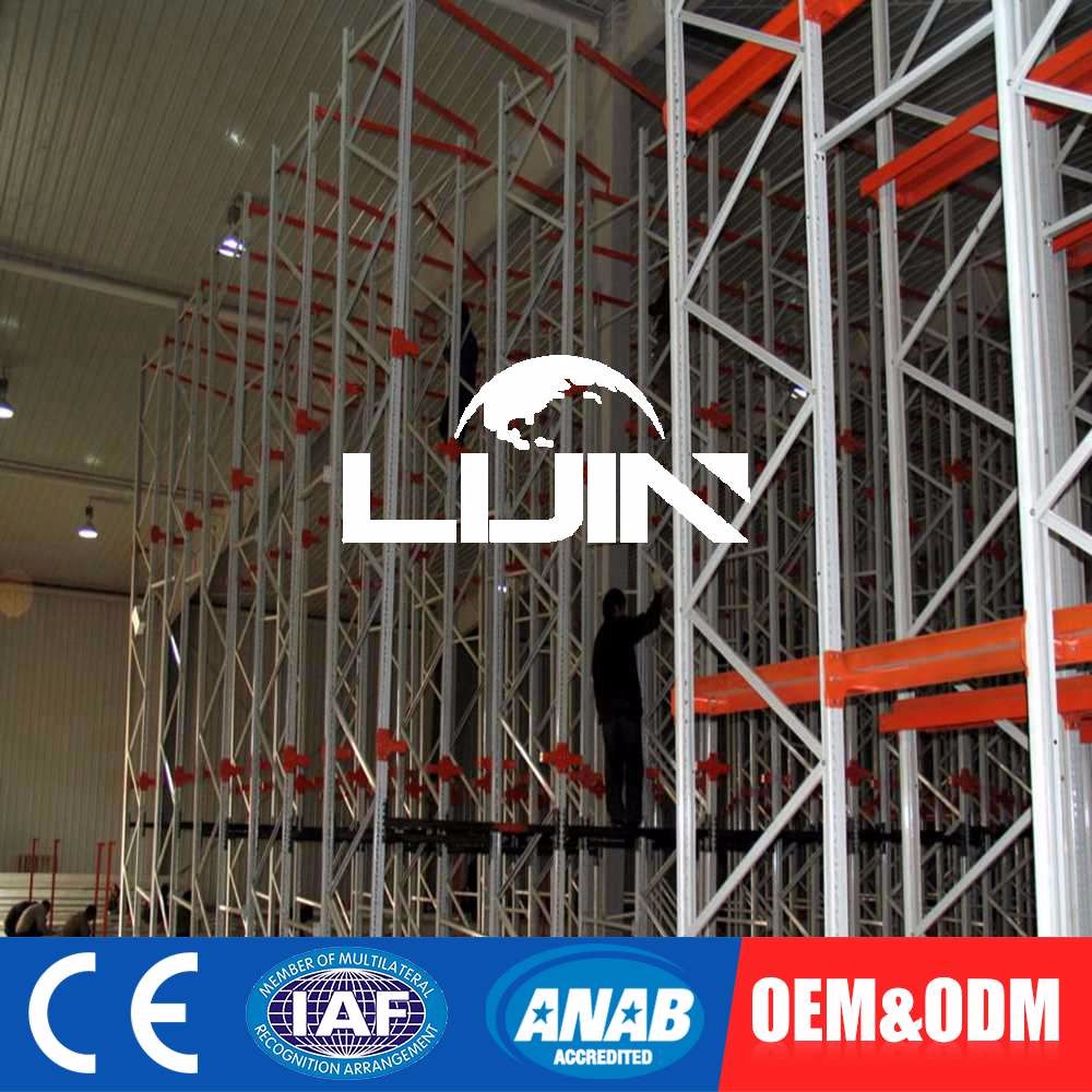 Industry Warehouse Stackable Heavy Duty Steel Manufacturer Drive in Pallet Racking System