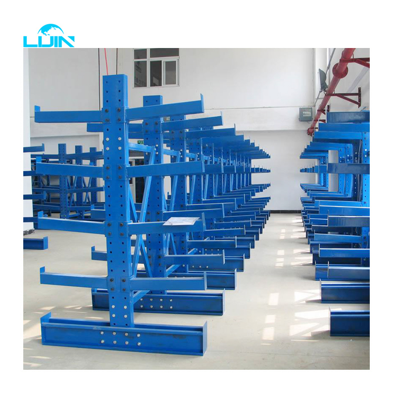 Adjustable Metal Shelves Warehouse Heavy Duty Cantilever Rack for Steel Pipes