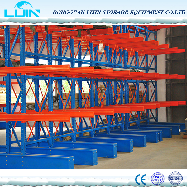 Customized Steel Manufacture Warehouse Metal Heavy Duty Shelves Cantilever Racking for Rebar Storage
