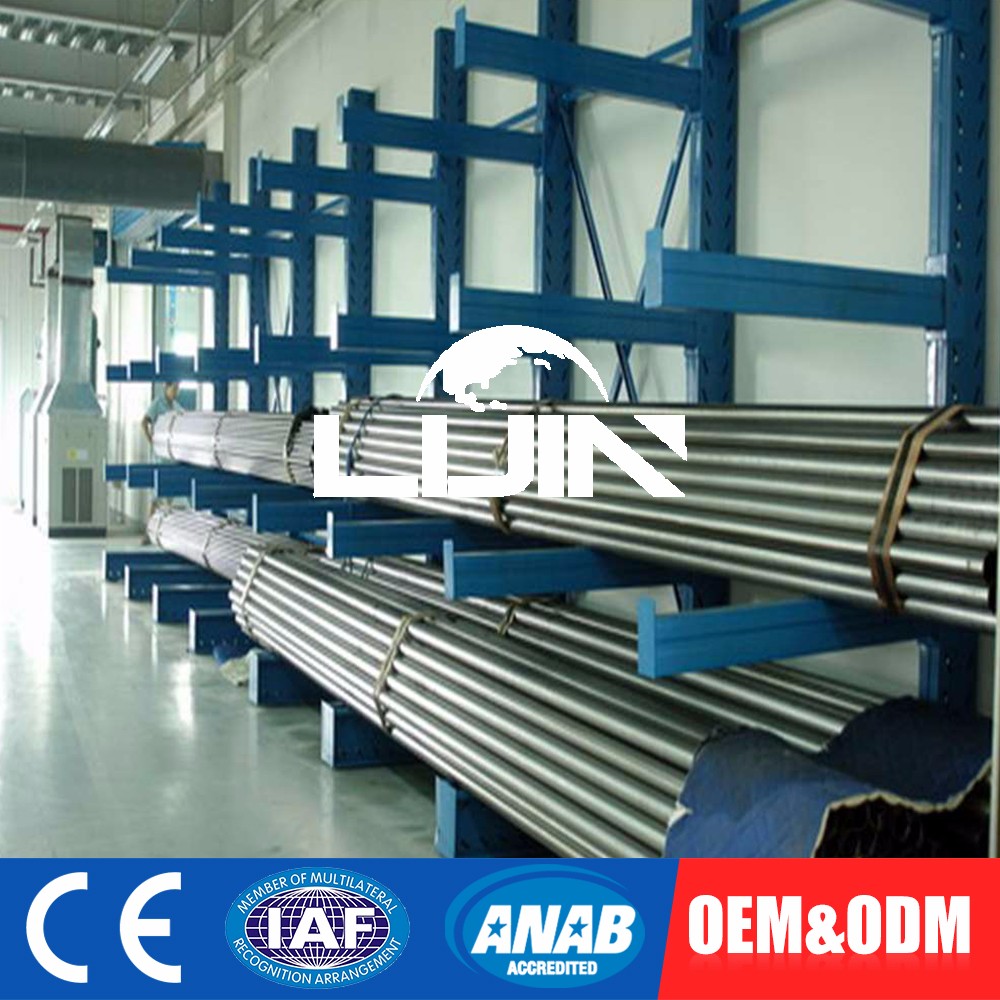 Custom Size Heavy Duty Steel Industrial Long Pipe Storage Cantilever System Shelf Bracket Racking