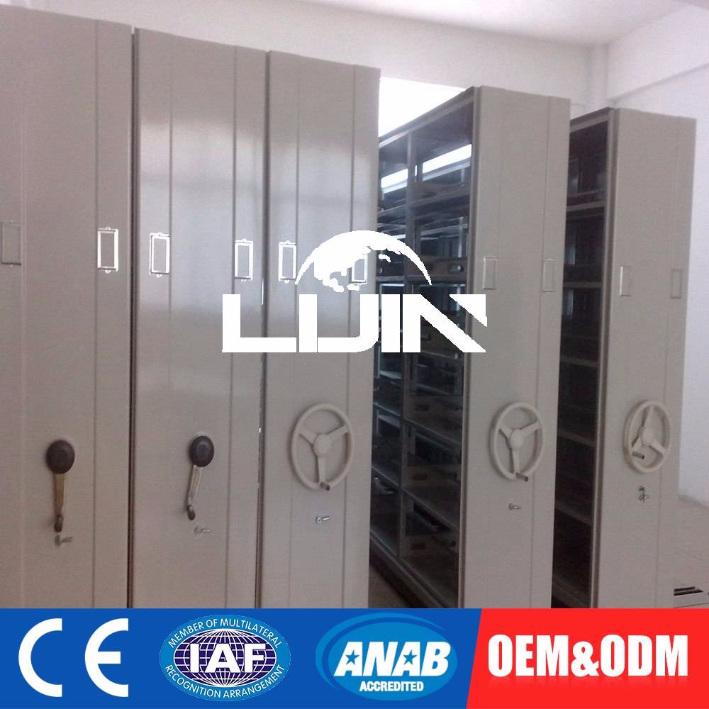 Top Class Custom Color Door Metal Shelving Modern Library Mobile Tire Rack