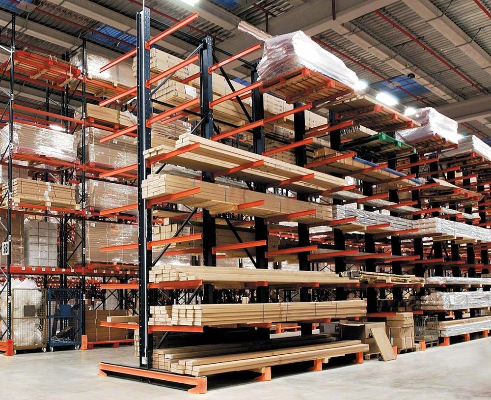 Strong Load Capacity Double-Sided Selective Storage Rack Adjustable Cantilever Racking System