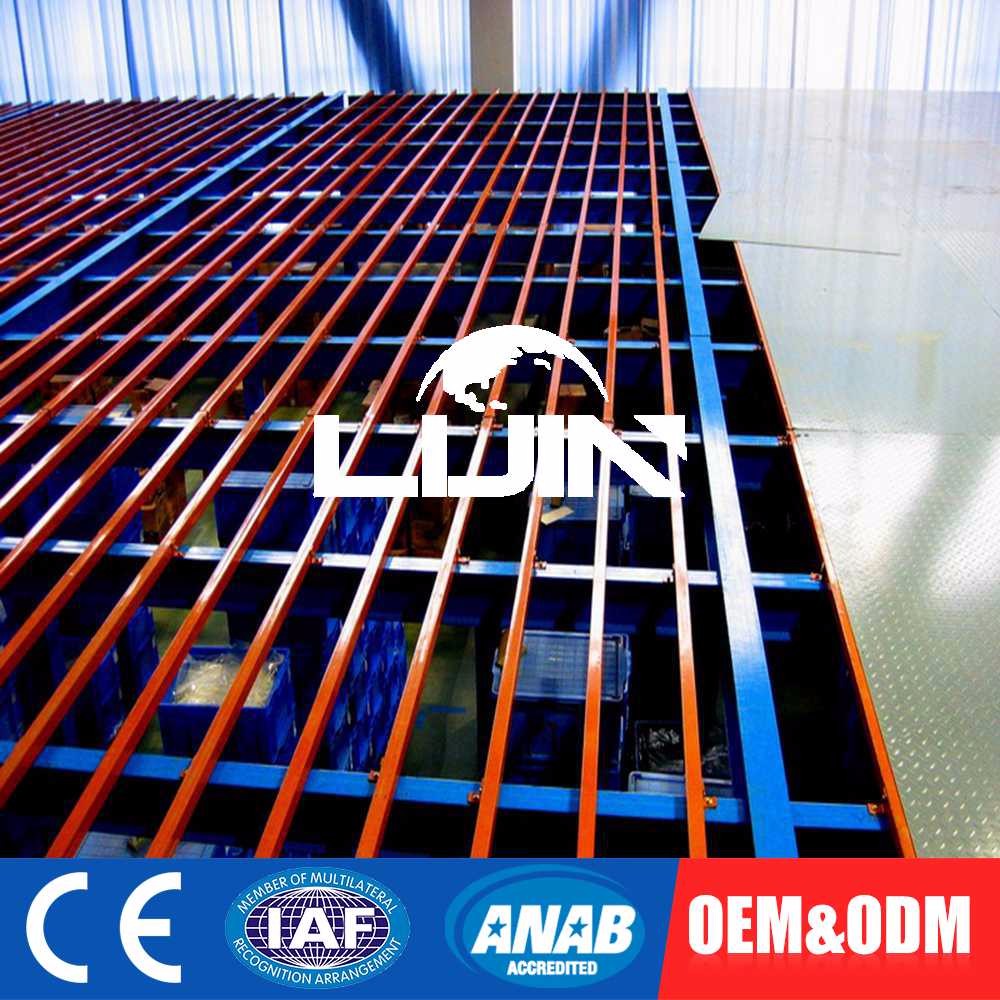 Grating Pallet Rack Platform Industrial Prefabricated Steel Multi-level Corrosion Protection