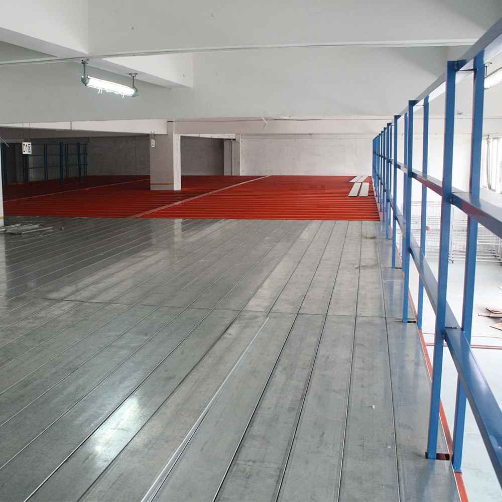 Steel Structure Platform Industrial Mezzanine Platform Heavy Duty Warehouse Storage Floor System