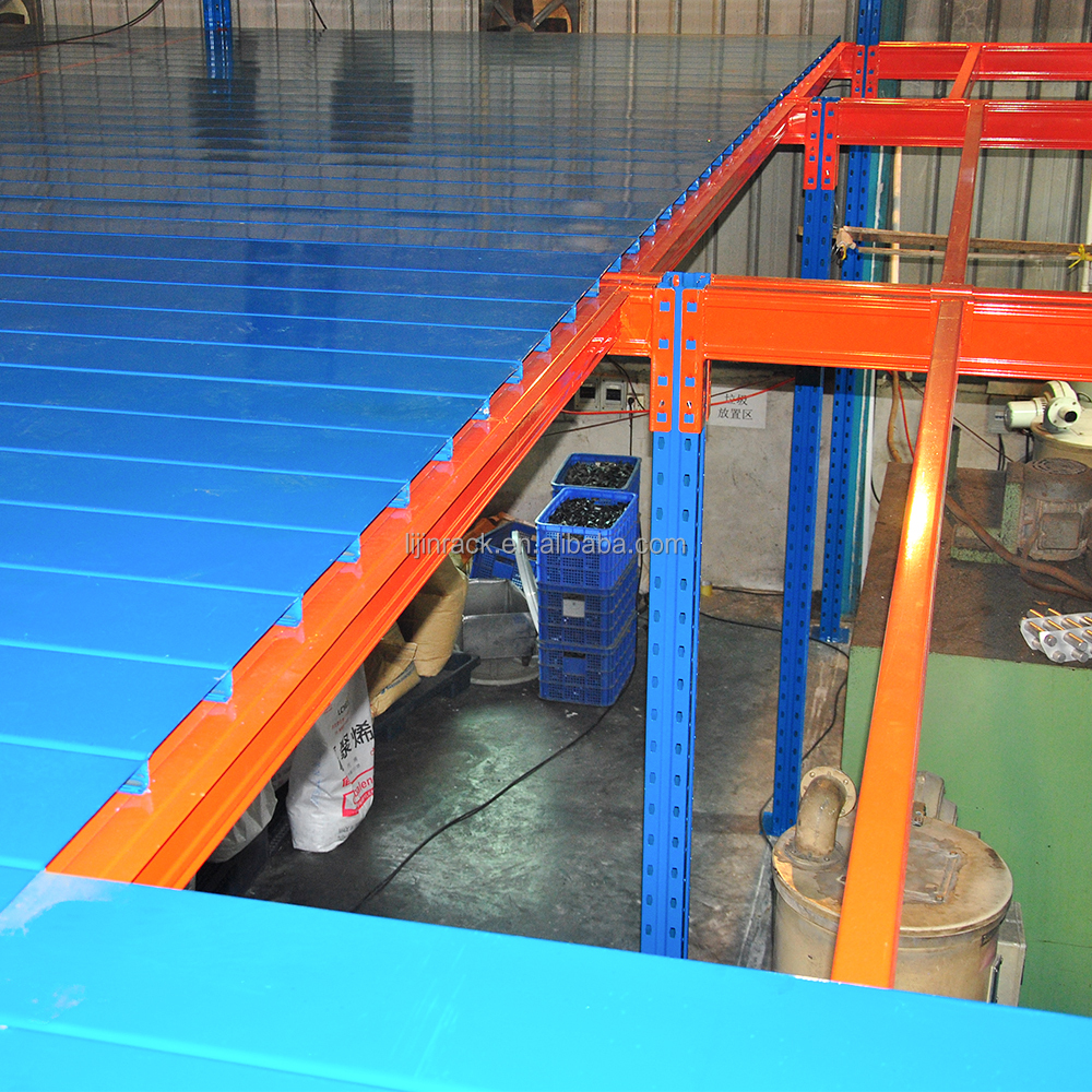 Logistics Mezzanine Floor, Heavy Loading Industrial Steel Structure for Distribution Centers
