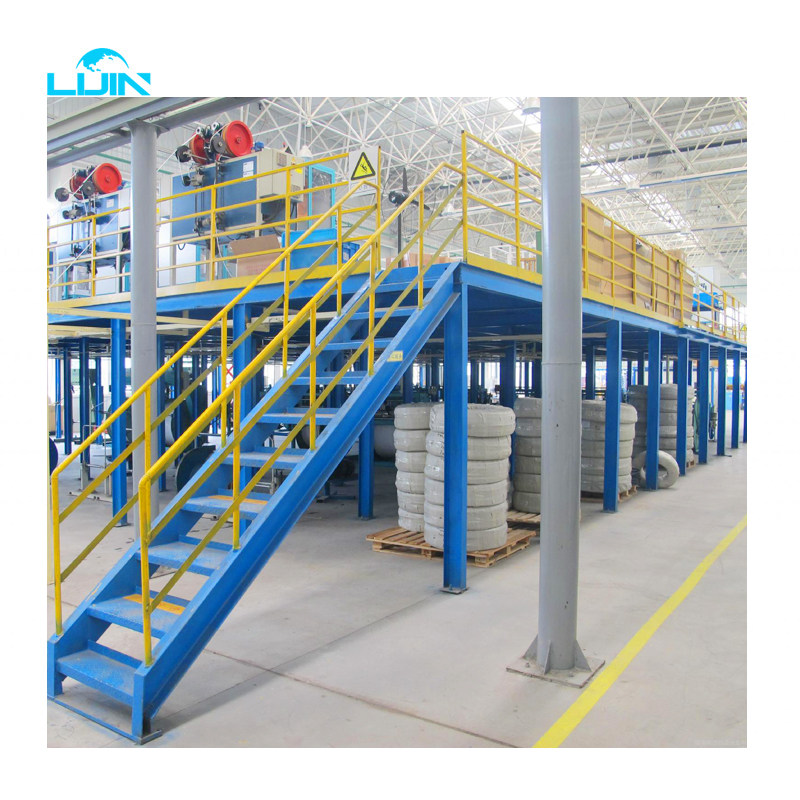 Prefabricated Steel Platform,Industrial I-Beam Mezzanine System Heavy Duty Structural Steel Floor Platform