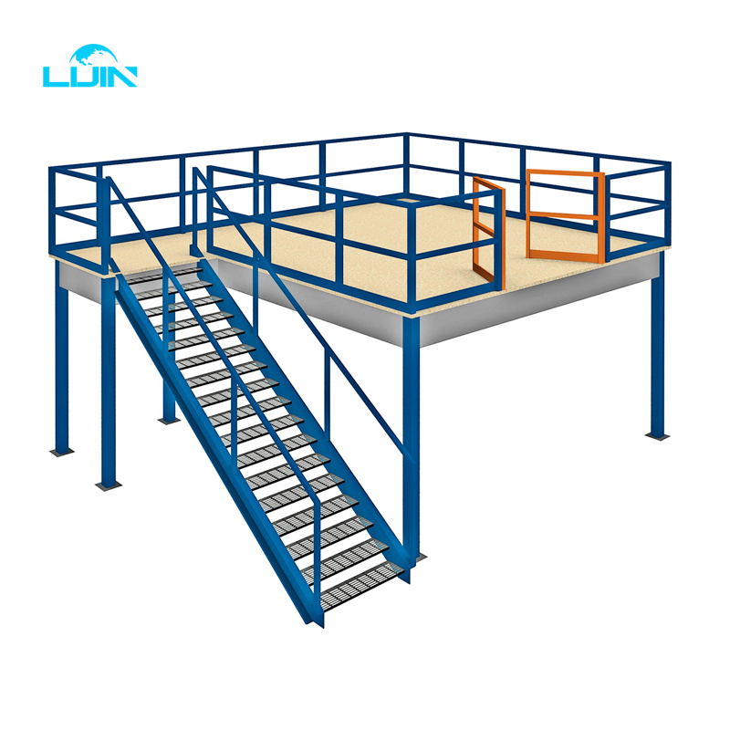 Customized Industrial Mezzanine Floor Heavy Duty Steel Platform Wholesale for Storage