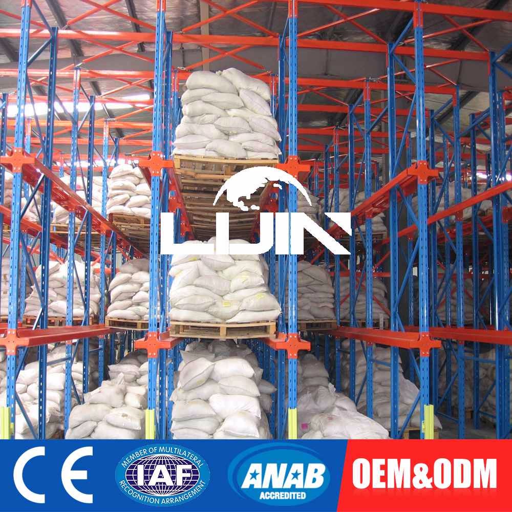Lijin Hot Sale High Quality Heavy Duty Industrial Warehouse Storage Drive in Rack