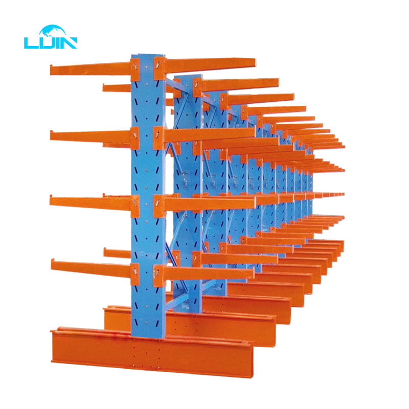 Powder Coated Single Sided and Double Sided Cantilever Rack for Strip or Irregular Goods Storage
