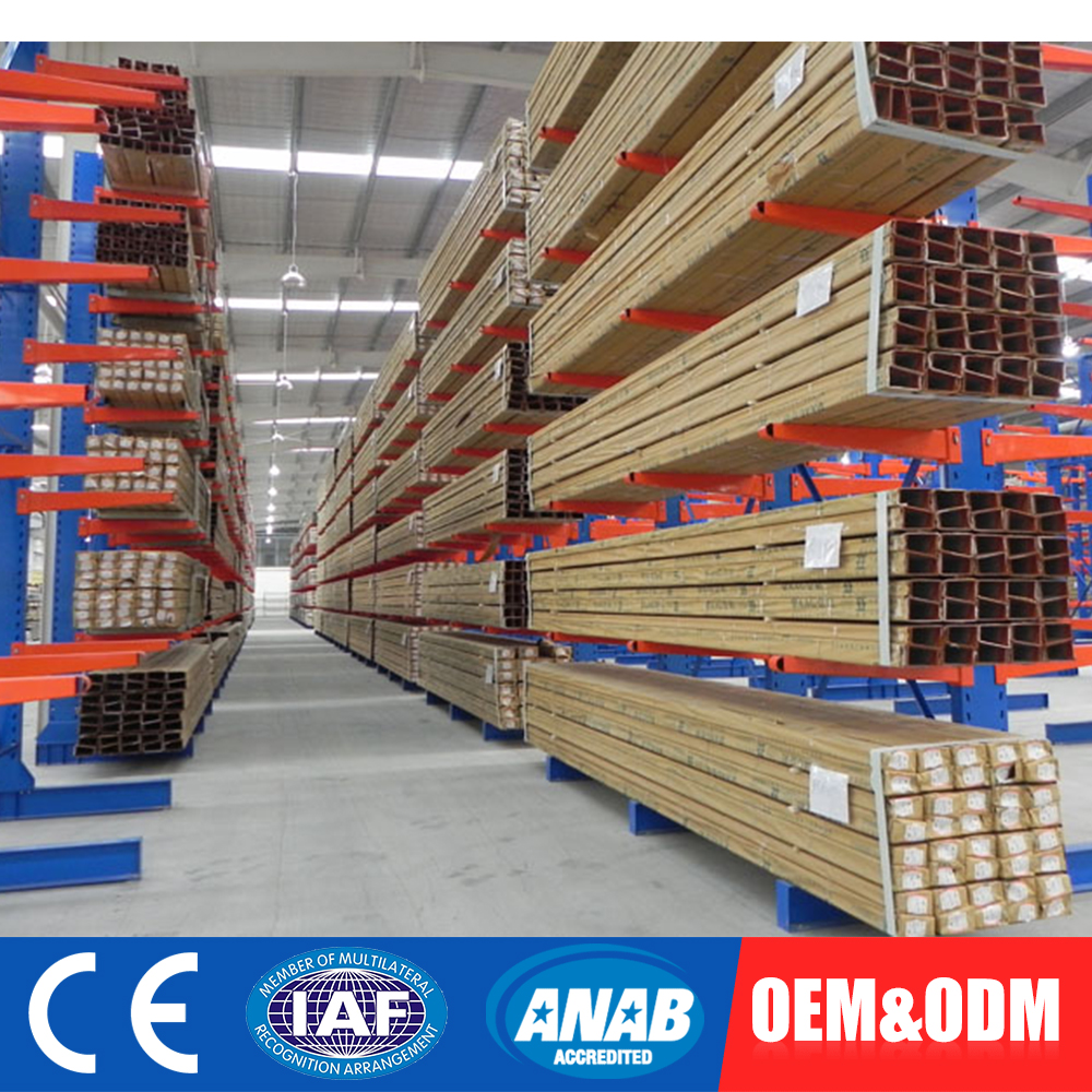 Super Heavy Duty Warehouse Storage Diy Storage Cantilever Rack Steel Ce Corrosion Protection