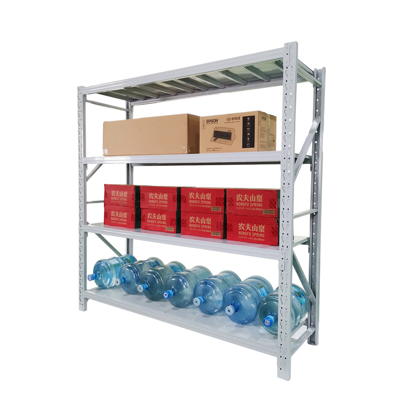 4 Layers Adjustable Light Duty Warehouse Storage Rack with Metal Deck