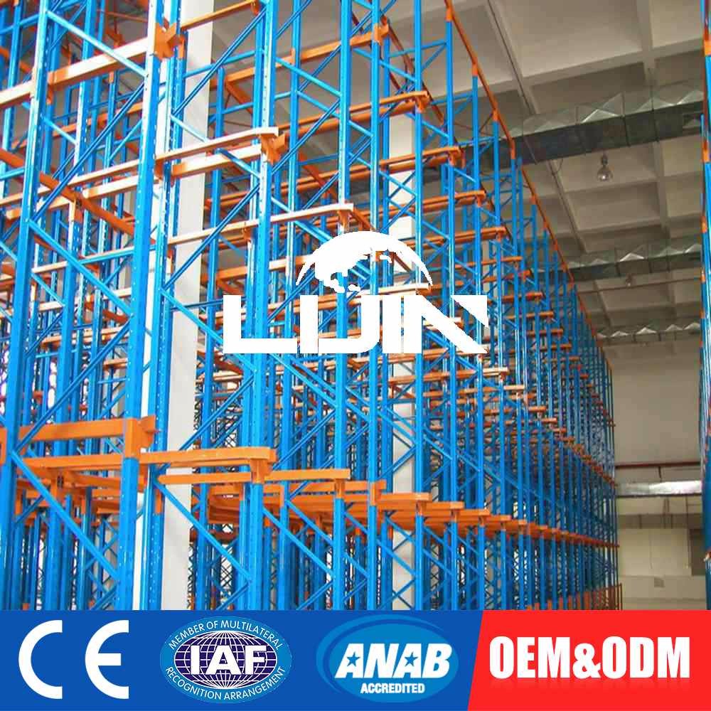 Wholesale Heavy Duty Drive in Shelves Adjustable Industrial Pallet Racks Steel Warehouse Storage