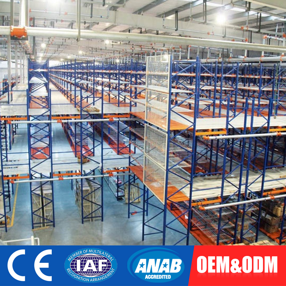 Mezzanine Floor Board Racking System for Warehouse Storage