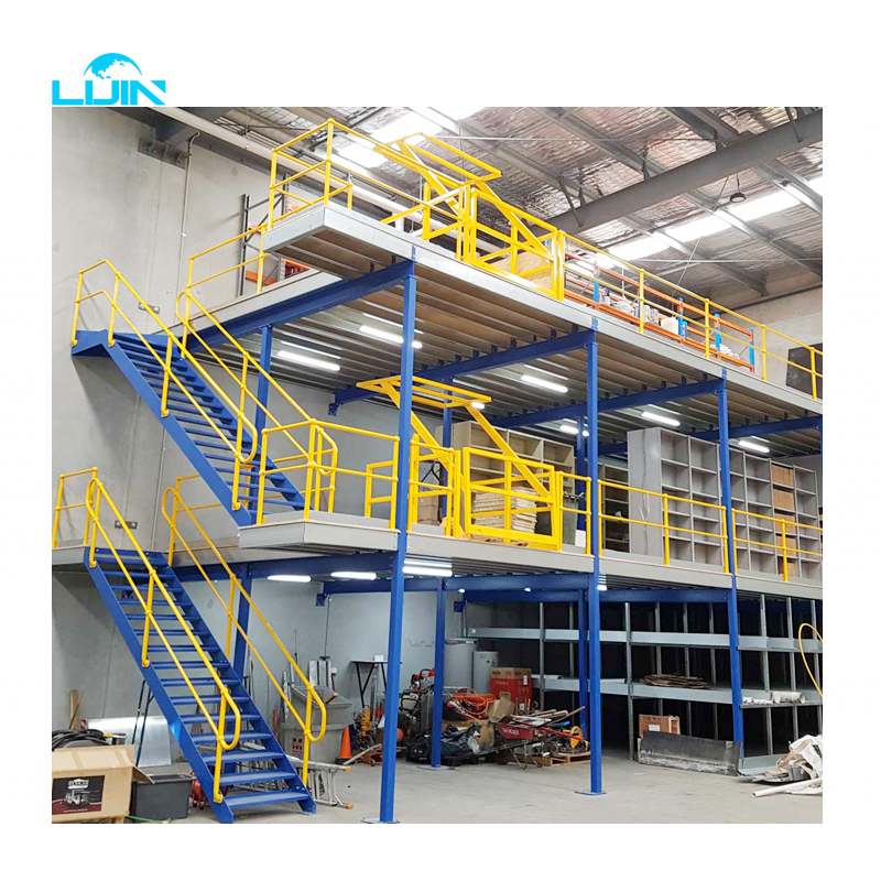 Warehouse Multi Level Steel Shelf Rack Support Mezzanine Attic Rack Racking