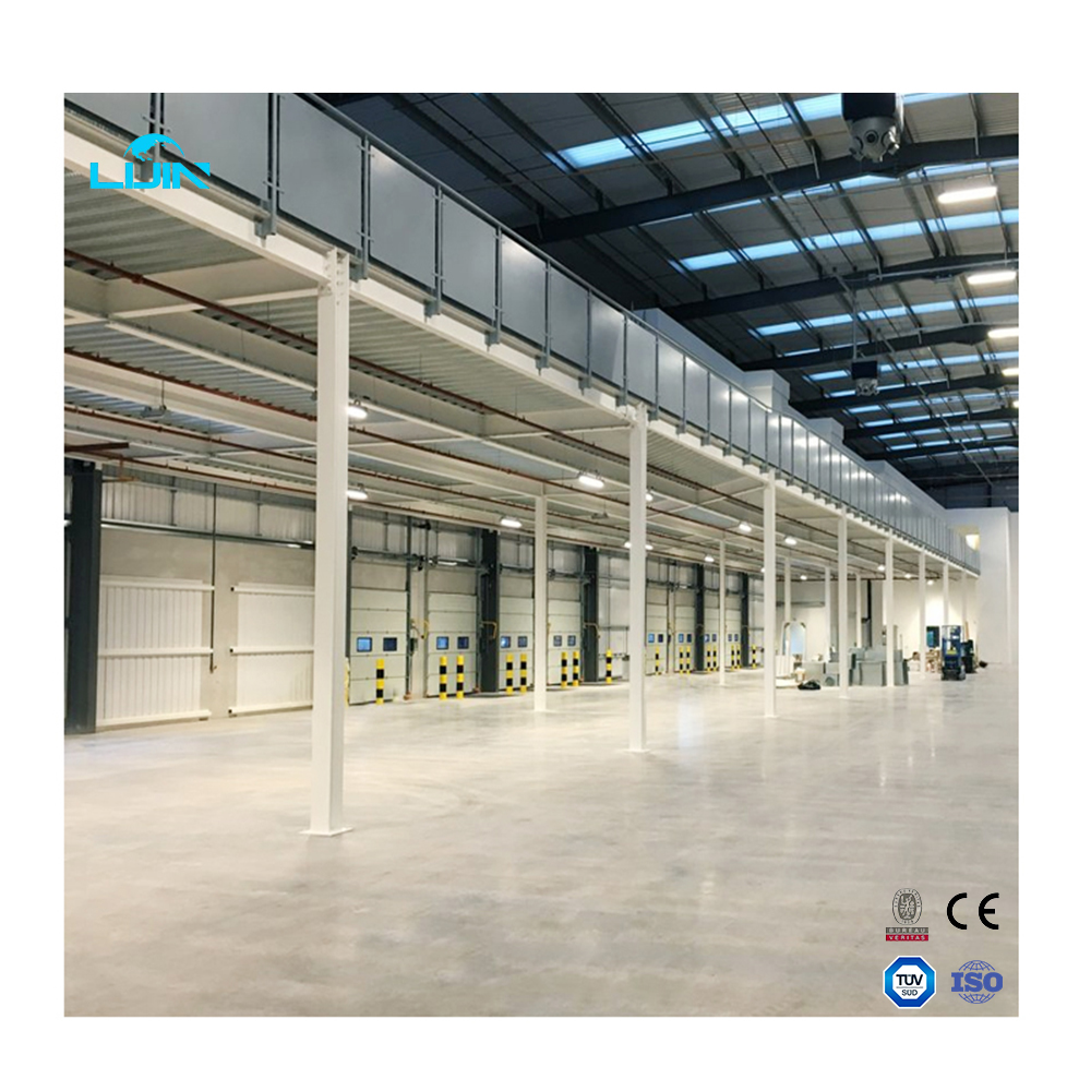 Reliable Mezzanine Floor System Heavy Duty Steel Structure Platform for Warehouse