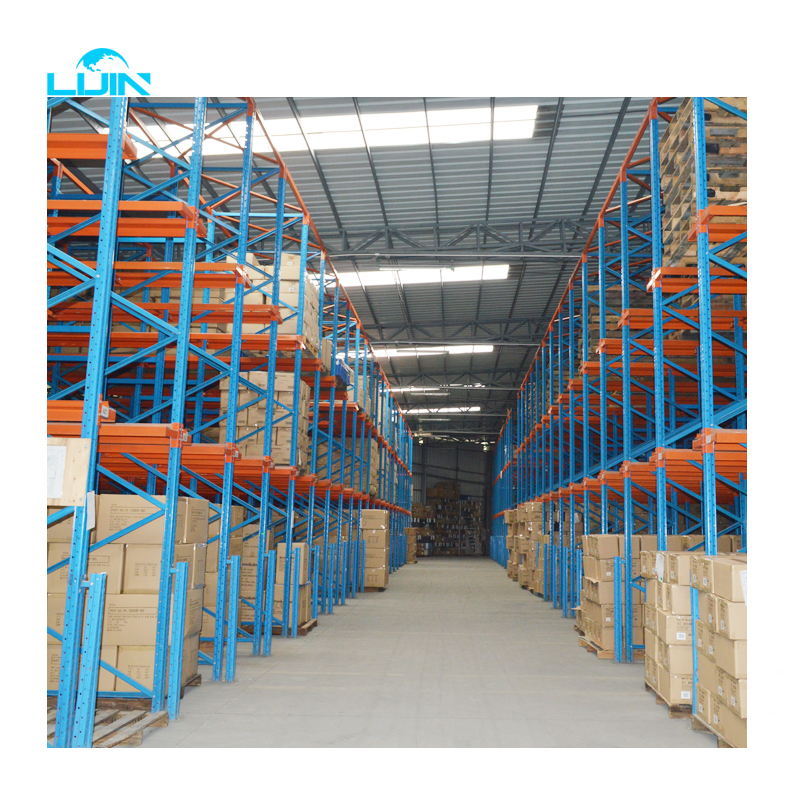 Adjustable Heavy Medium Duty Industrial Warehouse Selective Metal Steel Shelving System Storage Pallet Rack