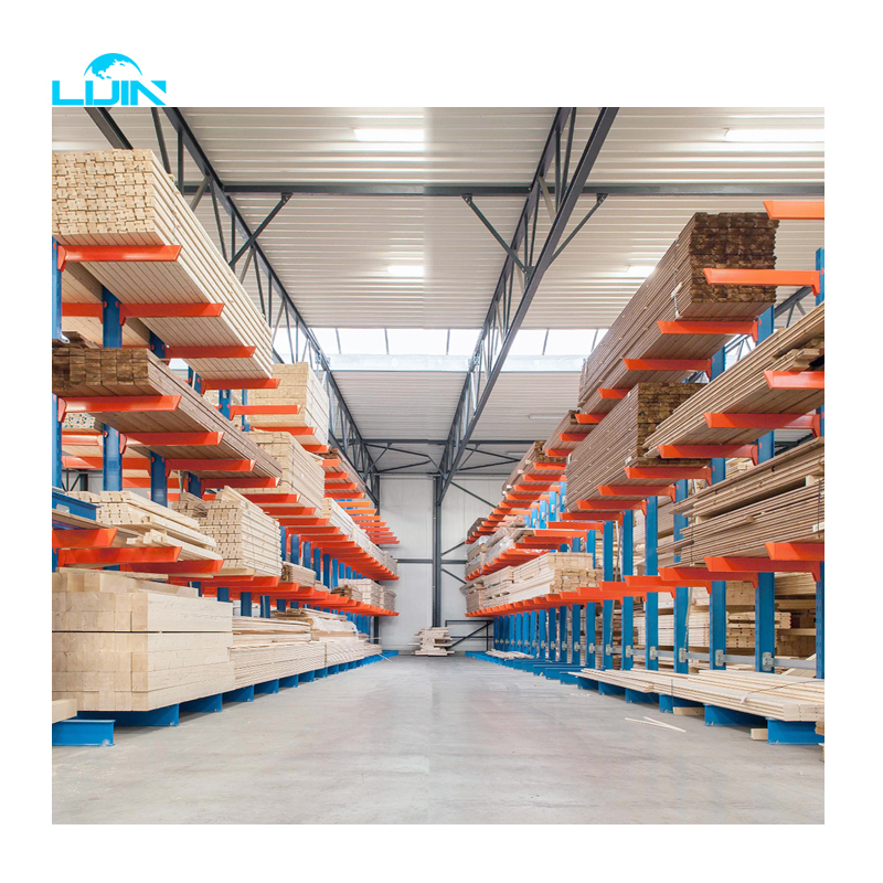 Powder Coated Single Sided and Double Sided Cantilever Rack for Strip or Irregular Goods Storage