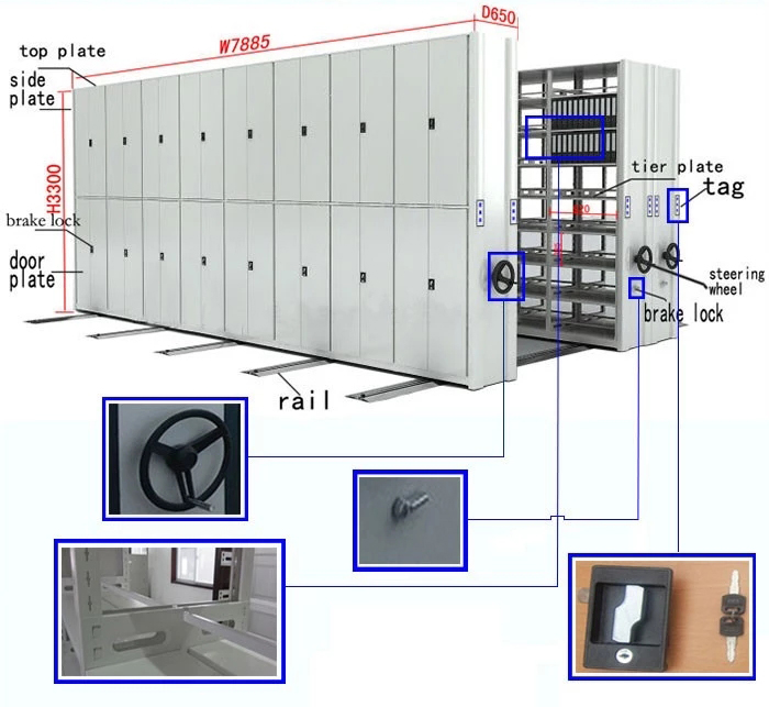 Assembly Metal Storage Cabinet for Files Product Details