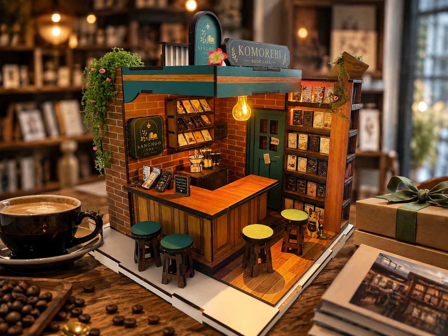 04-book-cafe-miniature-house-coffee-bookstore-lifestyle-scene
