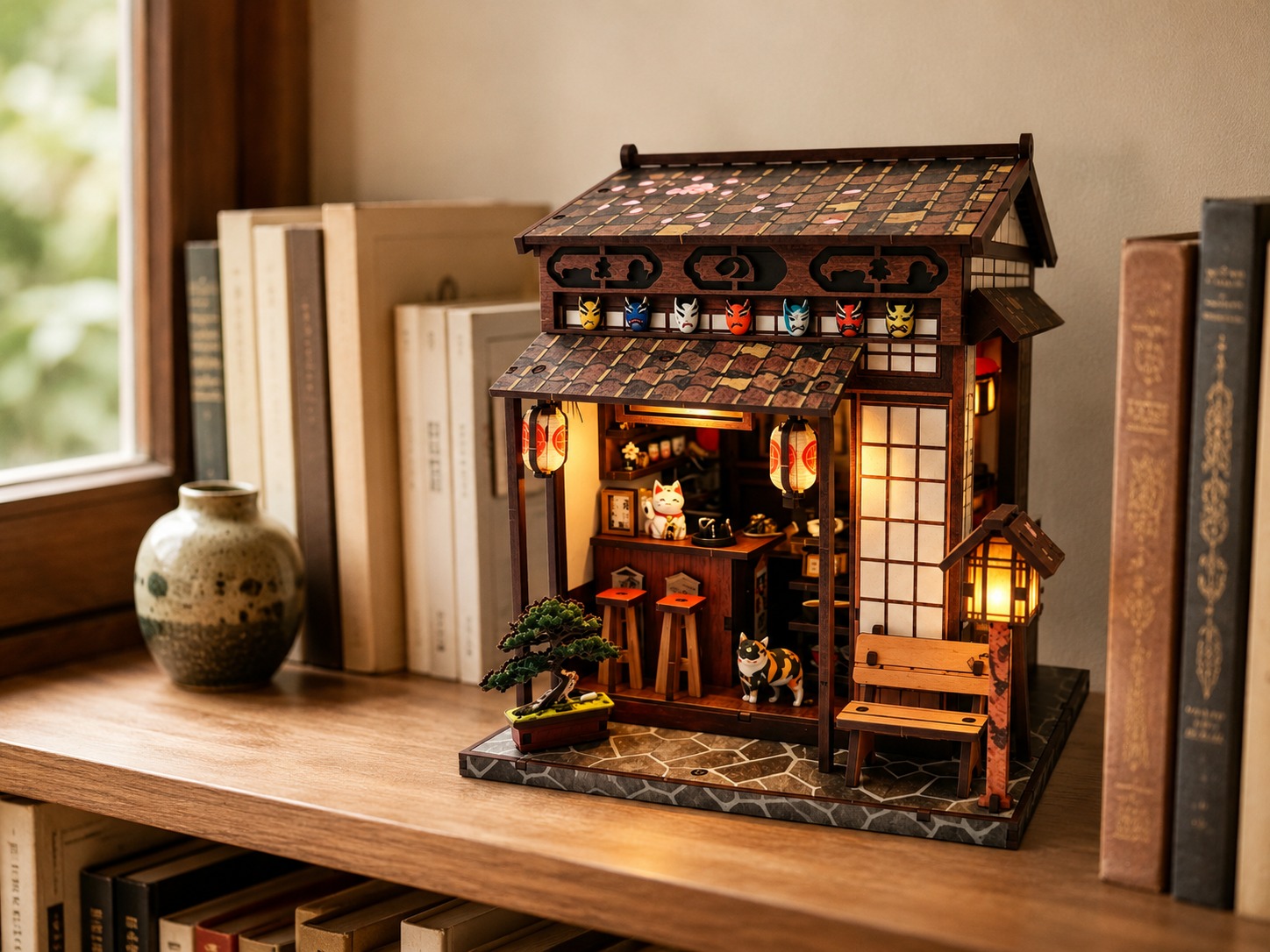 Japanese miniature shop home decor scene