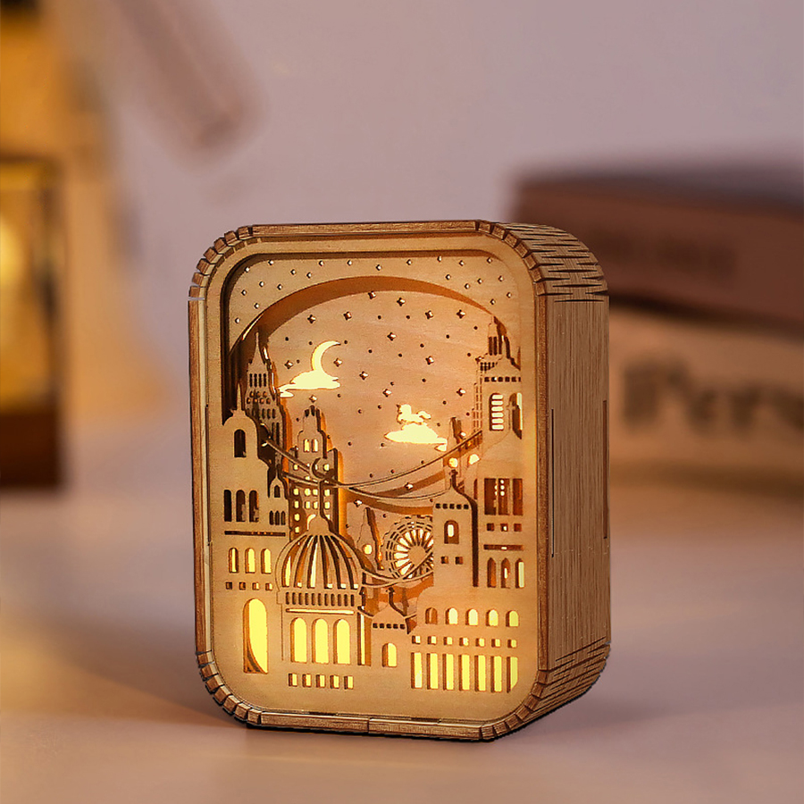 Cityscape Lamp Display 4