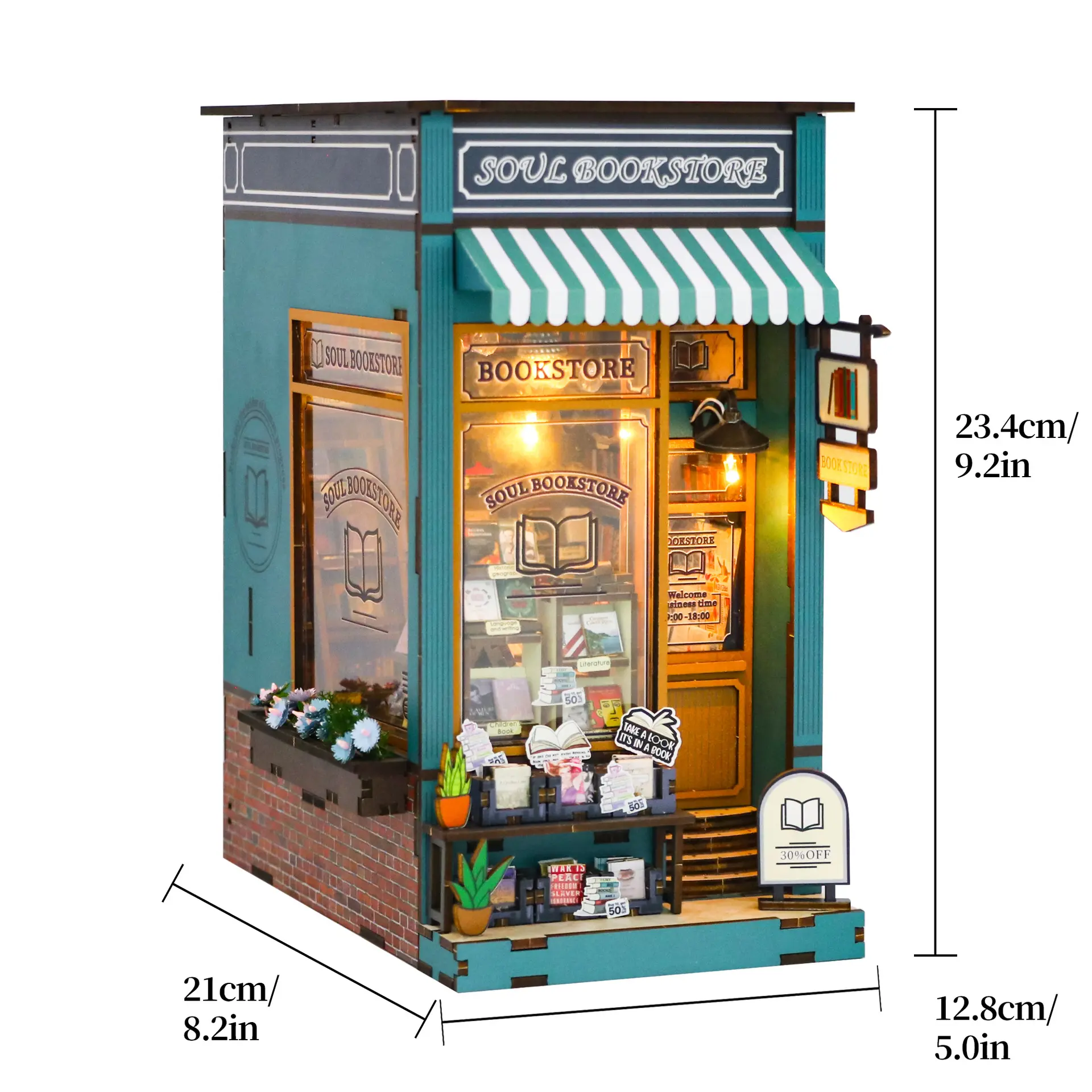 China DIY Wooden Mini Bookstore Model Kit - Customizable Decor from China Suppliers & Factory Manufacturers, Quotes