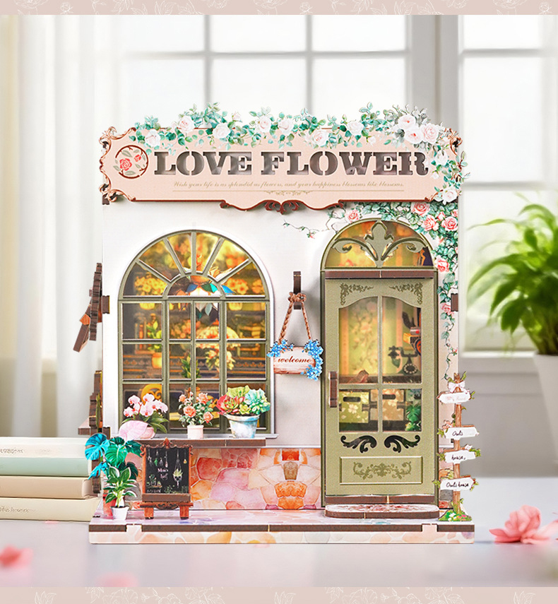 Flower Shop Book Nook Storefront