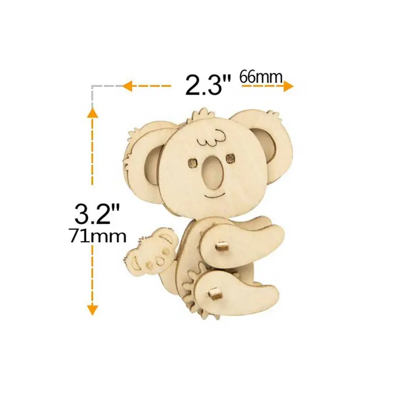 Custom Laser Cut Wooden Animal Model Kit Set - Creative DIY Gifts from China Suppliers & Factory Manufacturer, Service