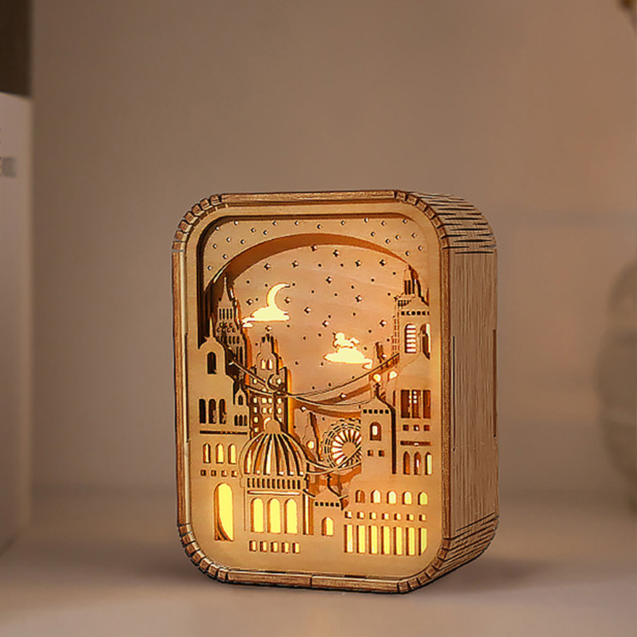 Cityscape Lamp Display 2