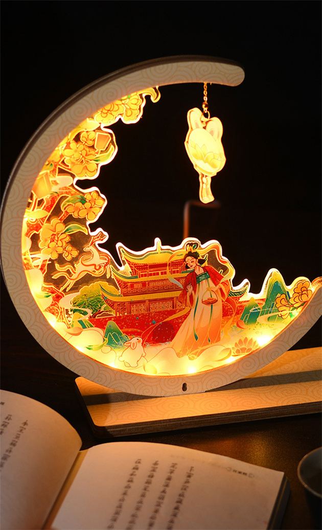 Customizable Wooden Puzzle Lantern (6)
