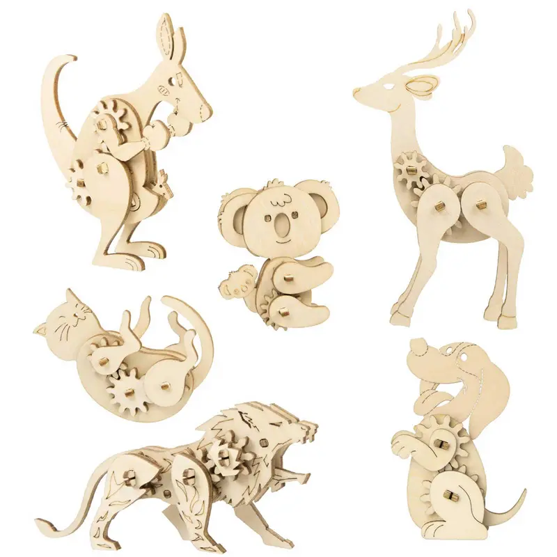 Custom Laser Cut Wooden Animal Model Kit Set - Creative DIY Gifts from China Suppliers & Factory Manufacturer, Service