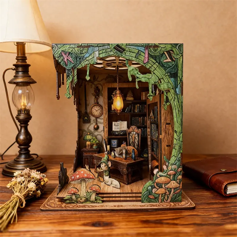 CE Certification DIY Wooden Miniature Fantasy Study Kit from China Suppliers - Creative Home Decor by OEM Factory Manufacturer, Service