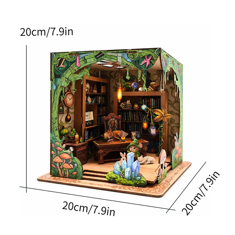 CE Certification DIY Wooden Miniature Fantasy Study Kit from China Suppliers - Creative Home Decor by OEM Factory Manufacturer, Service