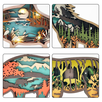 Creative Wooden Puzzle Set