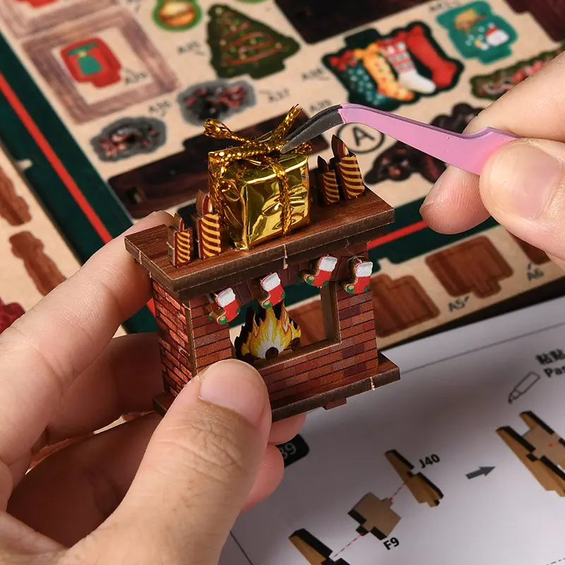 OEM DIY Wooden Christmas Shop Book Nook Kit - China Suppliers & Factory for Festive Home Décor Manufacturers, Companies