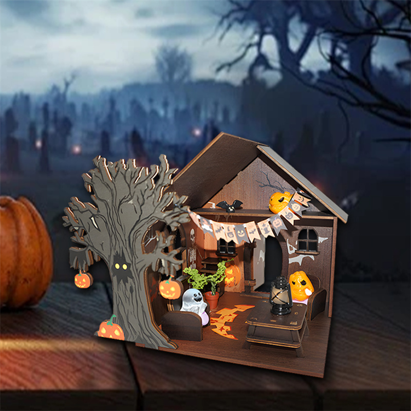 Build Your Own Mini Halloween House