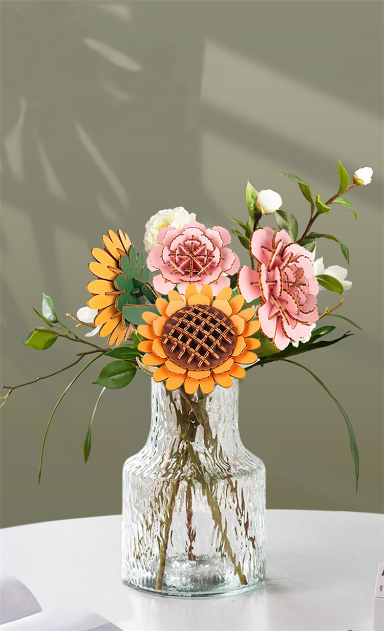 Wooden Assembled Sunflower (1)