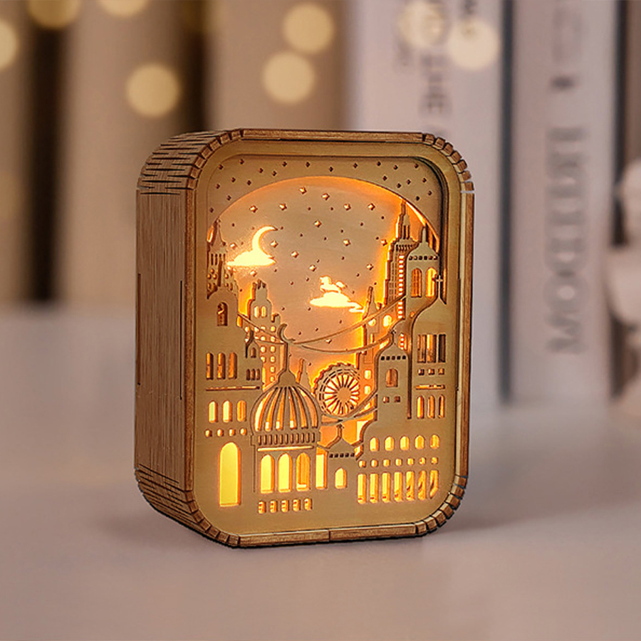 Cityscape Lamp Display 3