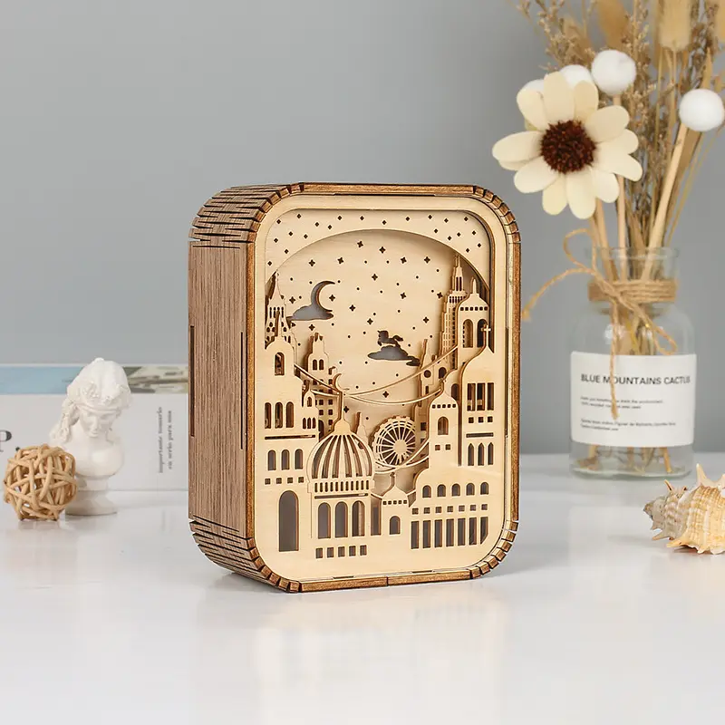 CE Certification DIY Wooden Lighted Cityscape Night Lamp Kit from China Suppliers - Quality Craftsmanship by Professional Factory Manufacturers, Companies