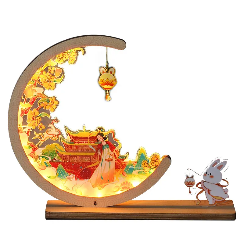 CE Certification DIY Wooden Crescent Moon Night Light Kit - China Factory Suppliers for Unique Home Decor and Gift Items Company, Service