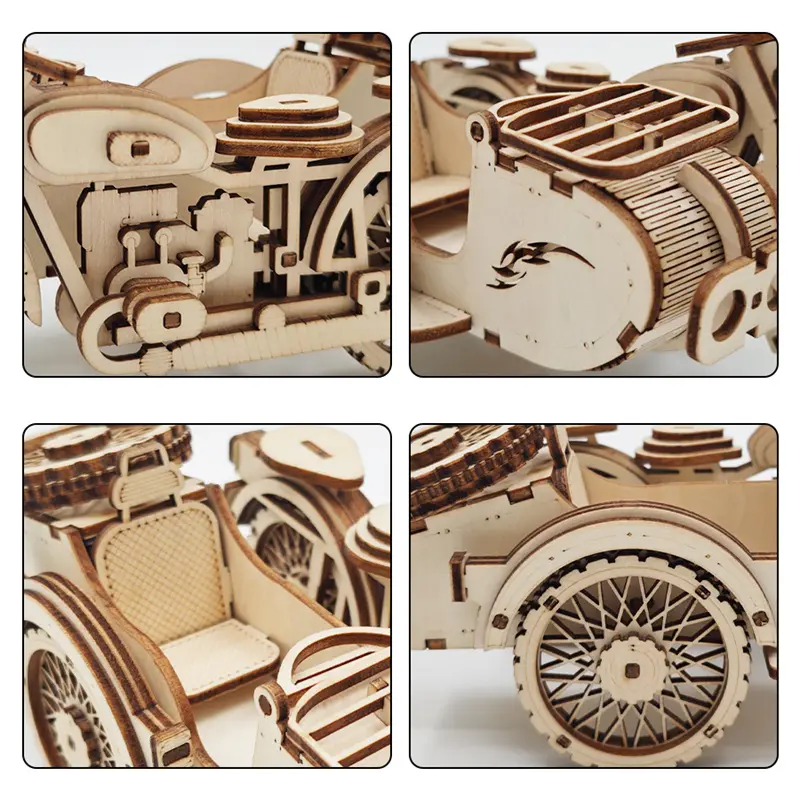 China DIY Wooden Sidecar Motorcycle Model Kit - Crafted by China Suppliers & Factory for Unique Collectibles Factory, Service