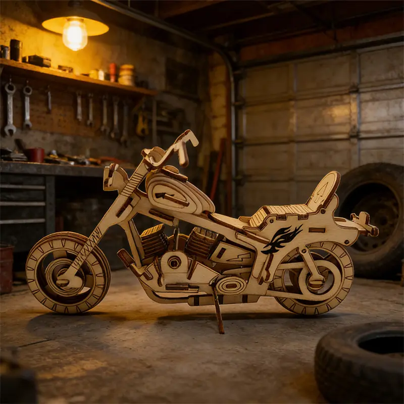 OEM DIY Wooden Motorcycle Model Kit from China Suppliers - Factory Direct Creative Assembly Gift Idea Quotes, Products